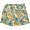 Boys Swim Trunk, Green Banana Leaves Green Banana Leaves - Swim Trunks - 4