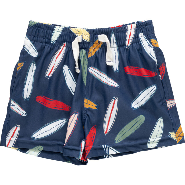 Boys Swim Trunk, Navy Surfboard Navy Surfboard