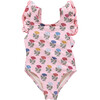 Girls Liv Suit, Multi Flower Drop Multi Flower Drop - One Pieces - 1 - thumbnail