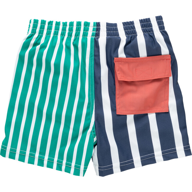 Baby Boys Swim Trunk, Multi Stripe Multi Stripe - Swim Trunks - 3