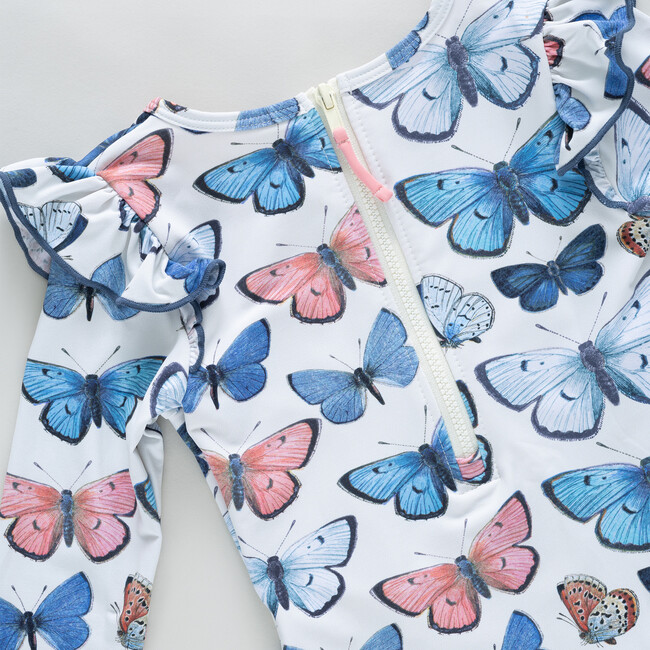 Girls Rachel Suit, Vintage Butterflies Vintage Butterflies Spring - One Pieces - 4