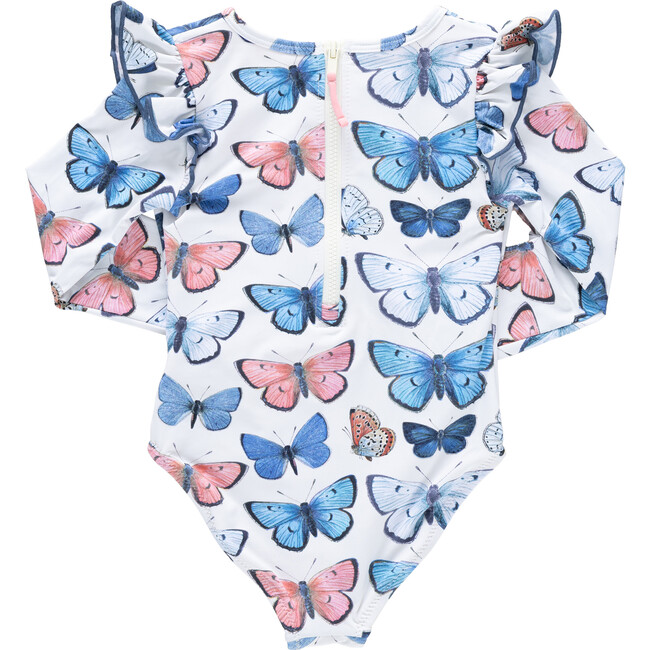 Girls Rachel Suit, Vintage Butterflies Vintage Butterflies Spring - One Pieces - 5