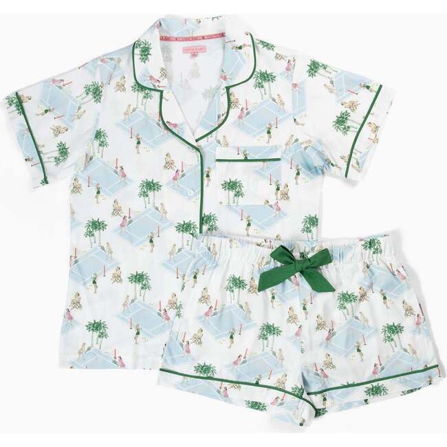 Palm Courts Pajama Shorts Set