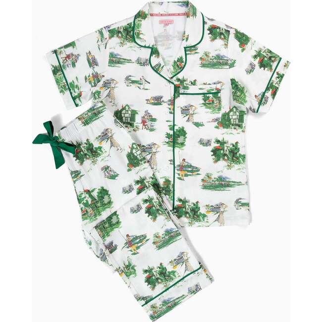 Golf Toile Pajama Pants Set