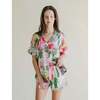 Greco Garden Pajama Shorts Set - Pajamas - 2