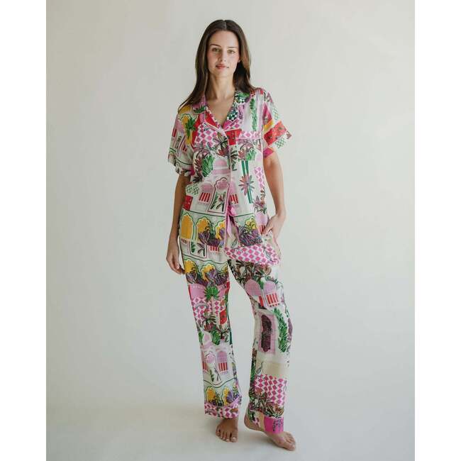 Greco Garden Pajama Pants Set