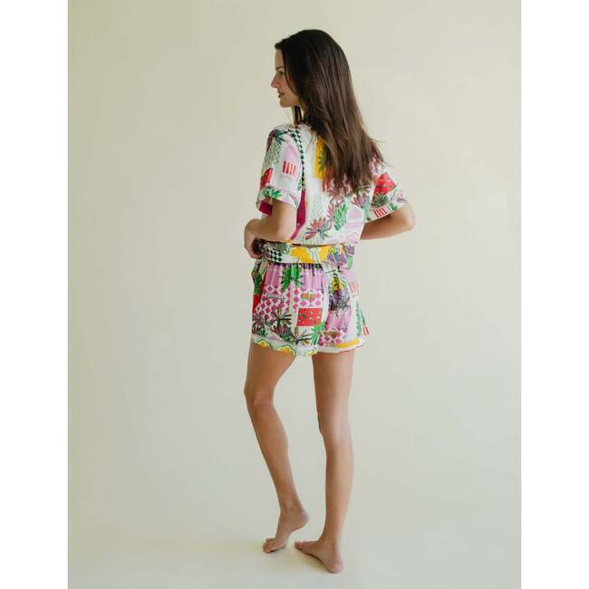Greco Garden Pajama Shorts Set - Pajamas - 4