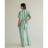 Garden Stripe Pajama Pants Set - Pajamas - 2