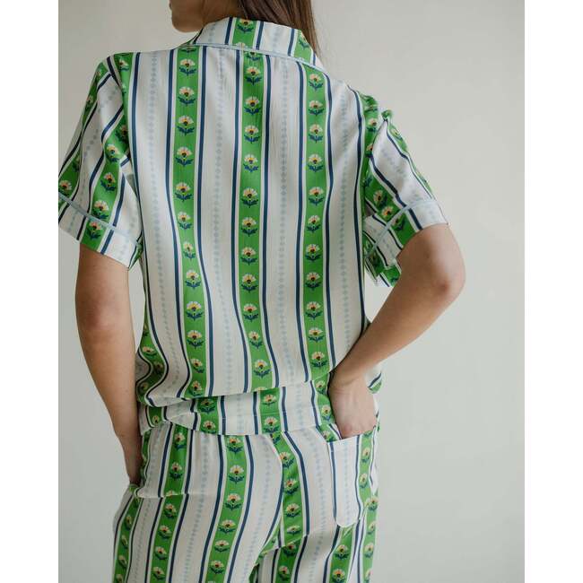 Garden Stripe Pajama Pants Set - Pajamas - 3