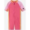 Vesihiisi SunProof overall, Pink Colorblock - One Pieces - 1 - thumbnail