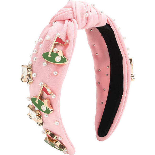 Golf Gemstone Headband, Pink