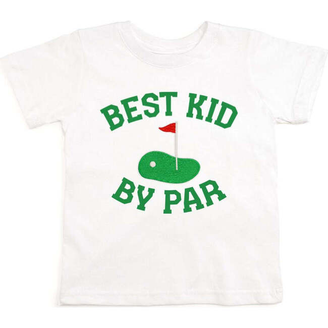 Best Kid By Par Patch Short Sleeve T-Shirt, White