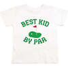 Best Kid By Par Patch Short Sleeve T-Shirt, White - T-Shirts - 1 - thumbnail