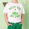 Best Kid By Par Patch Short Sleeve T-Shirt, White - T-Shirts - 2