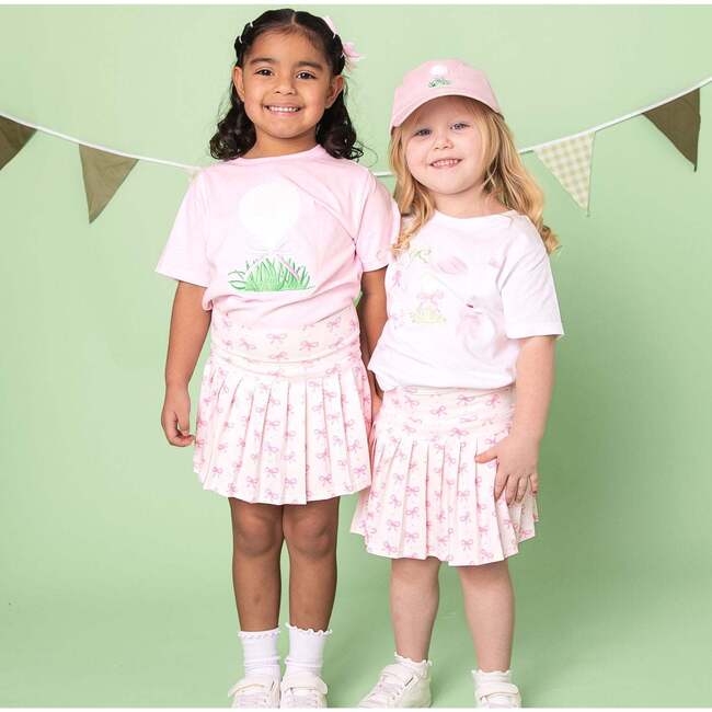 Golf Tee Bow Patch Short Sleeve T-Shirt, Ballet - T-Shirts - 4