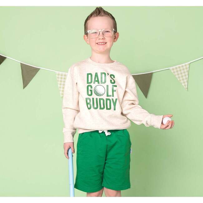 Dad's Golf Buddy Sweatshirt, Natural Heather - Sweatshirts - 4