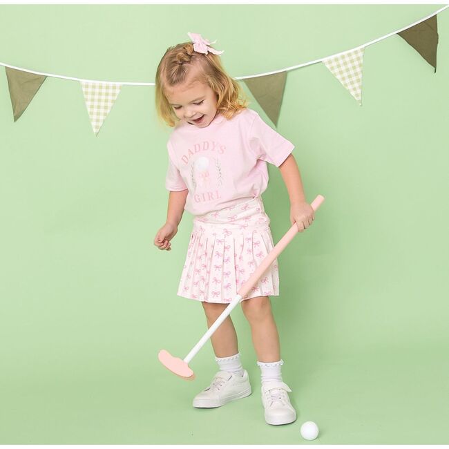 Daddy's Golf Girl Short Sleeve T-Shirt, Ballet - T-Shirts - 4