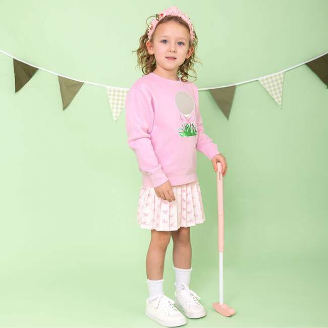 Golf Gemstone Headband, Pink - Hair Accessories - 5