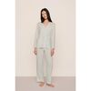 Gisele Printed TENCEL™ Modal Long PJ Set, TIDE DOT IVORY/IVORY - Pajamas - 1 - thumbnail