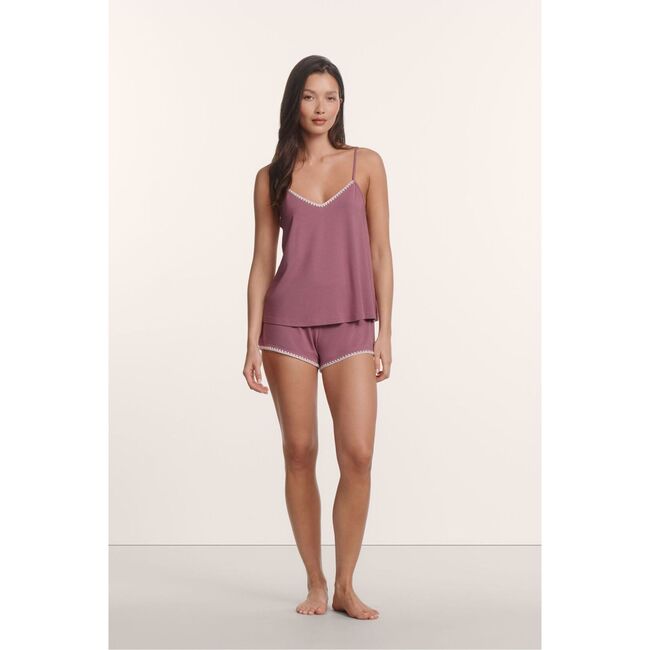 Frida TENCEL™ Cami & Short PJ Set, FIG/IVORY