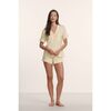 Gisele TENCEL™ Modal Relaxed Short PJ Set, BUTTERCREAM/IVORY - Pajamas - 1 - thumbnail