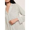 Gisele Printed TENCEL™ Modal Long PJ Set, TIDE DOT IVORY/IVORY - Pajamas - 2