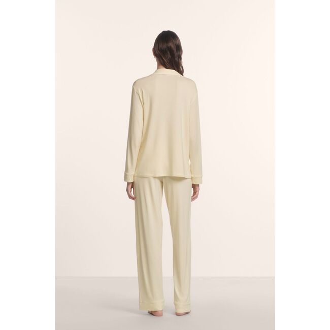Gisele TENCEL™ Modal Long PJ Set, BUTTERCREAM/IVORY - Pajamas - 3