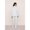 Gisele Printed TENCEL™ Modal Long PJ Set, LARGE SWANS ICE BLUE/IVORY - Pajamas - 3