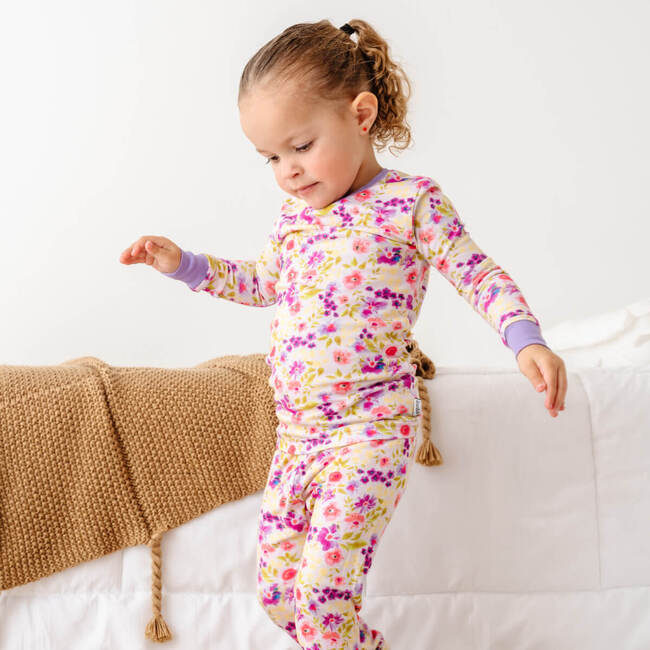 Toddler/Kids Bamboo Pajamas, Spring Floral