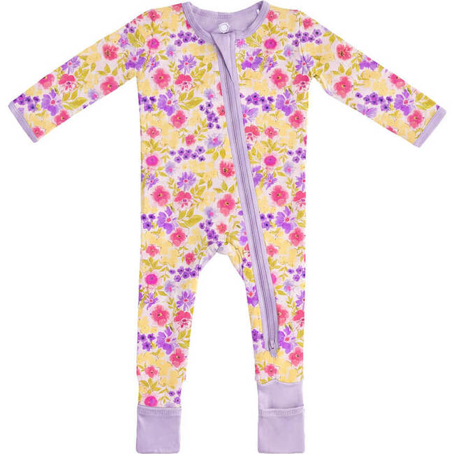 Baby Bamboo Pajamas W/ DreamCuffs®, Spring Floral