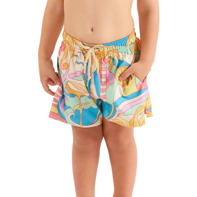 The Paradiso, Boys Swim Trunks UPF 50+, Yellow