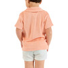 The Tropicana, Boys Coral Terry Polo, Coral - Polo Shirts - 2