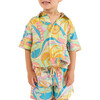 The Paradiso, Boys Hawaiian Shirt, Yellow - Shirts - 2