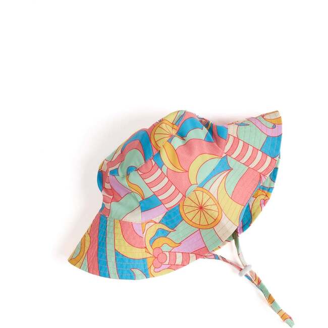 The Paradiso, Kids Bucket Hat UPF 50+, Yellow - Hats - 5