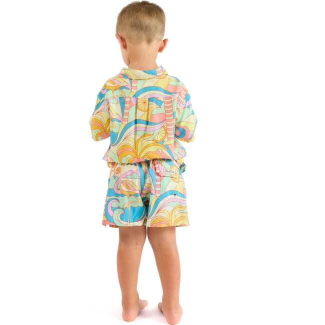 The Paradiso, Boys Swim Trunks UPF 50+, Yellow - Swim Trunks - 7