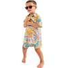 The Paradiso, Boys Hawaiian Shirt, Yellow - Shirts - 6