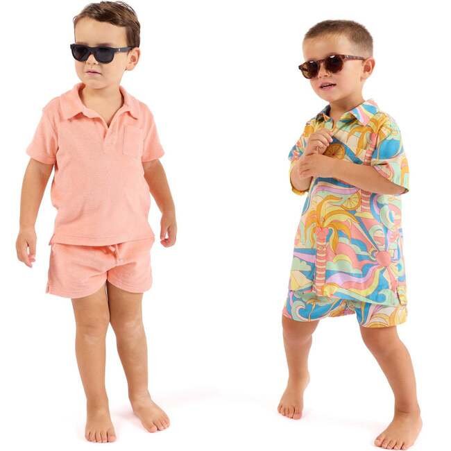 The Paradiso, Boys Swim Trunks UPF 50+, Yellow - Swim Trunks - 8