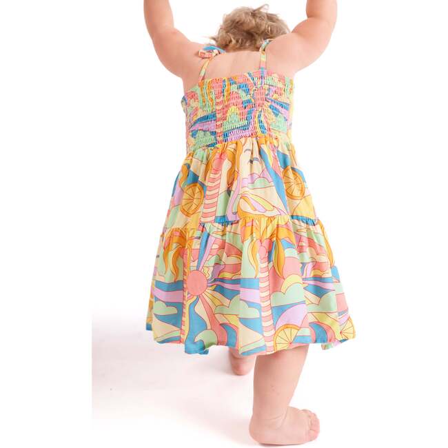 The Paradiso, Girls Resort Dress, Yellow - Dresses - 7