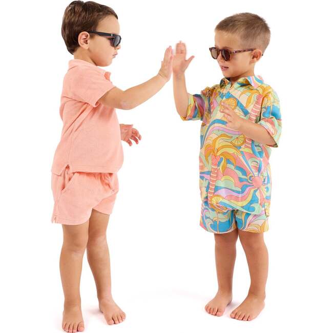 The Paradiso, Boys Swim Trunks UPF 50+, Yellow - Swim Trunks - 10