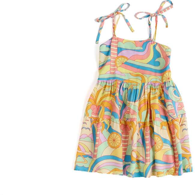 The Paradiso, Girls Resort Dress, Yellow - Dresses - 9