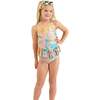 The Paradiso, Girls Ruffle One Piece with Tutu UPF 50+, Yellow - One Pieces - 8