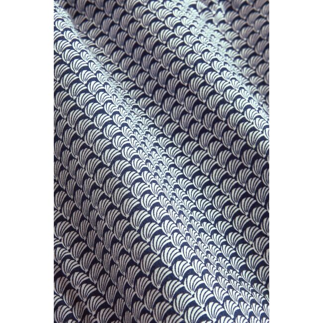 Gisele Printed TENCEL™ Modal Relaxed Short PJ Set, SEASHELL NAVY/NAVY - Pajamas - 4