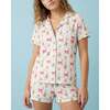 The Organic Polo Set, Monkeying Around Pink - Pajamas - 2
