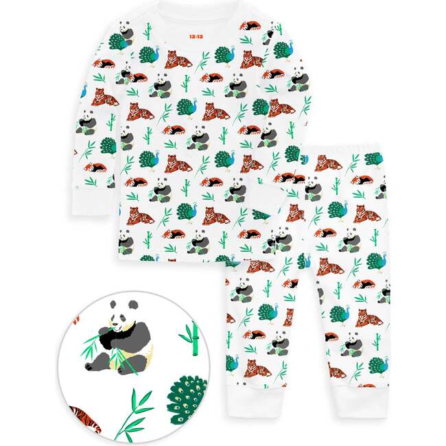 The Organic Long Sleeve Pajama Set, Zen Zoo