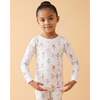 The Organic Long Sleeve Pajama Set, Ballet - Pajamas - 2