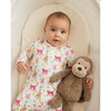 The Organic Zipper Footie, Monkeying Around Pink - Footie Pajamas - 2