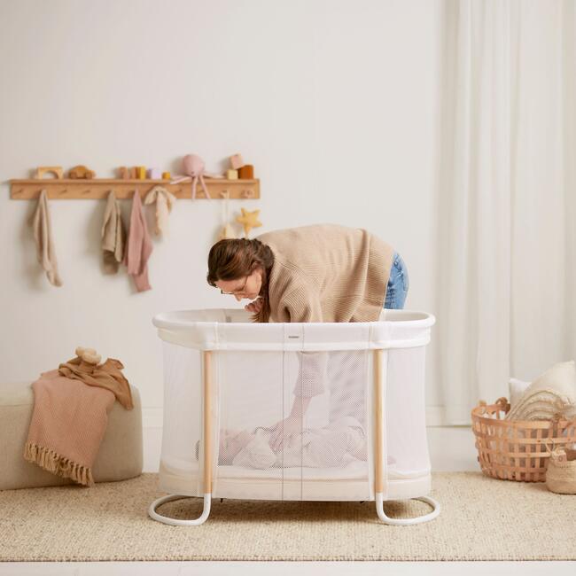 BabyBjorn Baby Crib with Fitted Sheet - Bassinets - 3