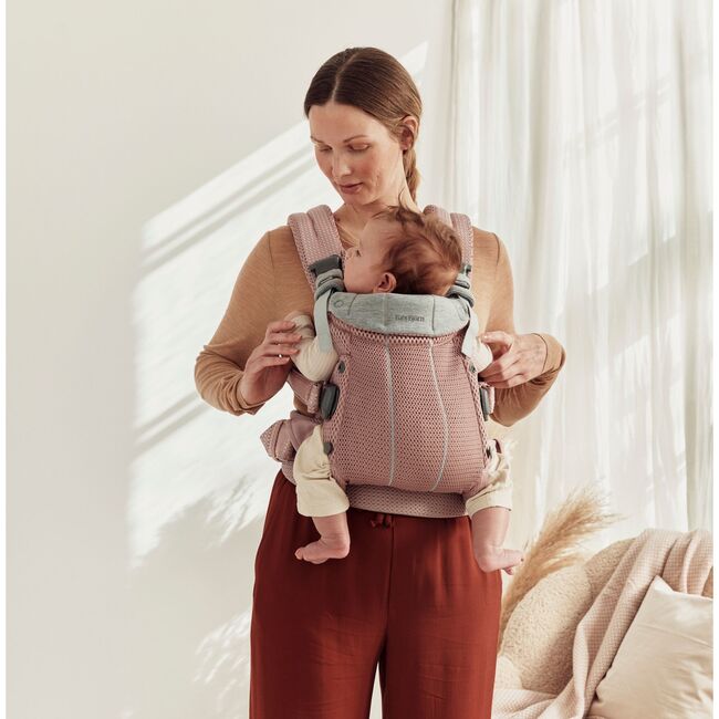 BabyBjorn Baby Carrier Harmony, 3D Mesh, Dusty Pink