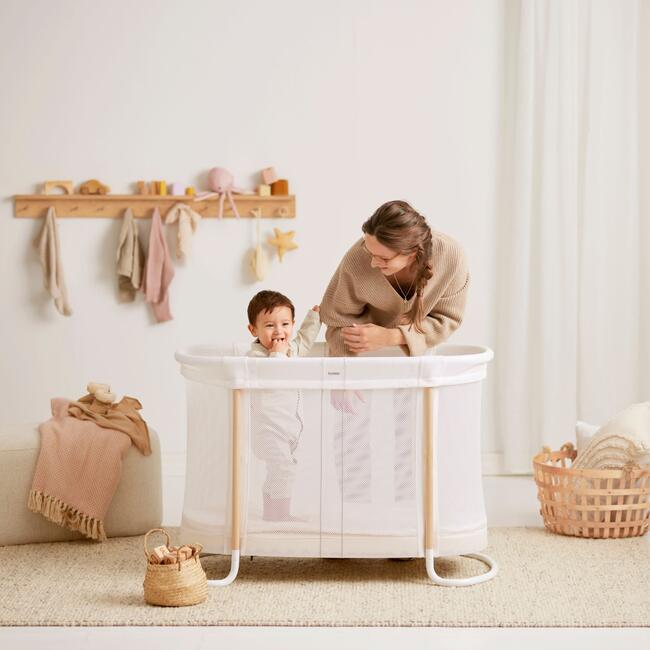 BabyBjorn Baby Crib with Fitted Sheet - Bassinets - 4