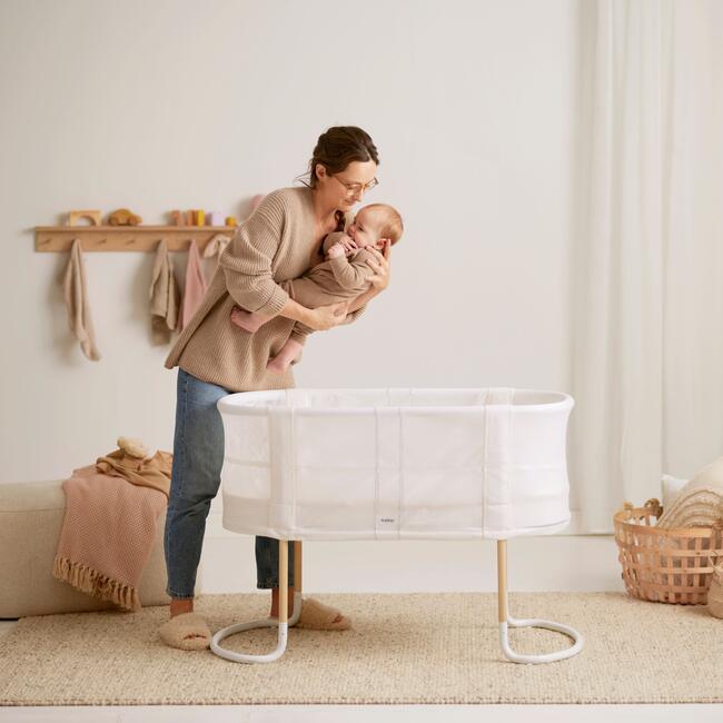 BabyBjorn Baby Crib with Fitted Sheet - Bassinets - 5